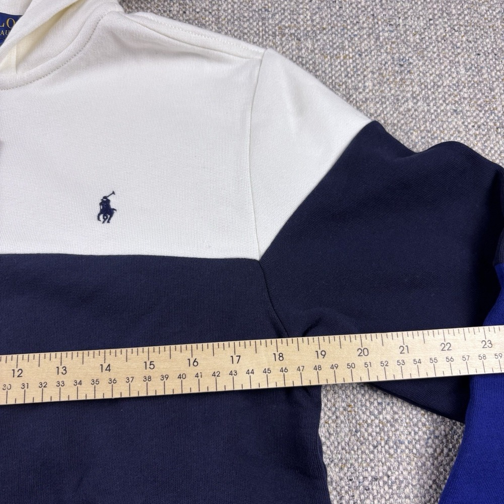 Polo Ralph Lauren Color block Full Zip Florece Hoodie Kids Boys L 14-16 New - Picture 5 of 12